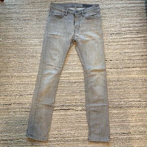 ALL SAINTS Cigarette Fit Grey Jeans